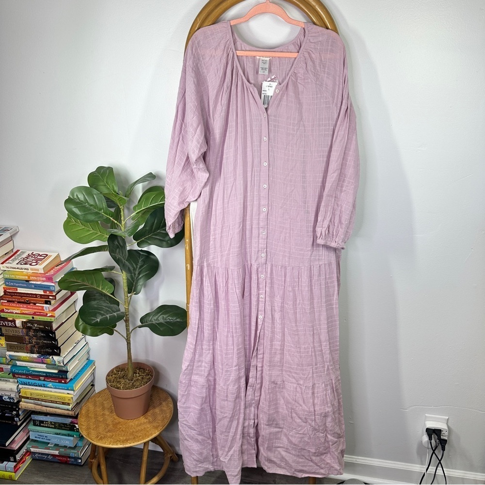 NWT L*Space Napali Maxi Dress Lavender Size L - Picture 5 of 10
